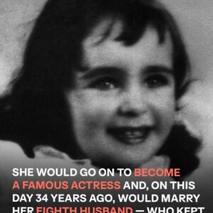 Thirty-four years ago today, the future Hollywood star married her eighth husband