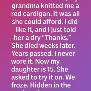 The Cardigan I Ignored Became My Most Precious Memory