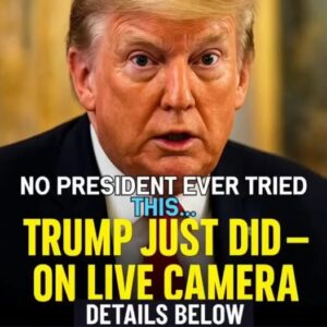 No President Ever Tried This. Trump Just Did — On Live Camera